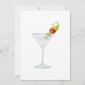 Vakantie Cocktail Bash Jaarlijks Kerstfeest Kaart (Achterkant)