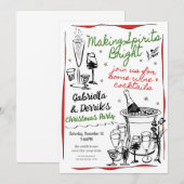 Vakantie Cocktail Party Kaart (Voorkant / Achterkant)