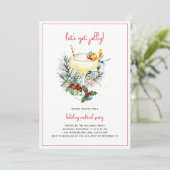 Vakantie Cocktail Party Kaart (Staand voorkant)