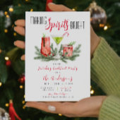 Vakantie Cocktail Party Making Spirits Bright Kaart