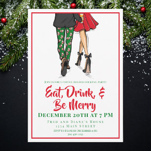 Vakantie Cocktail Party Uitnodiging   feestelijk p