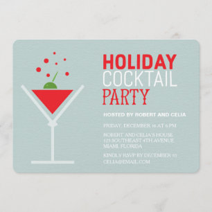 Vakantie Cocktail party uitnodigingen