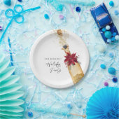 Vakantie Cocktail Poinsettia Party Papieren Bordje (Feest)