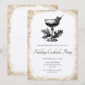  Vakantie Cocktails Drink kerstfeest Kaart (Voorkant / Achterkant)