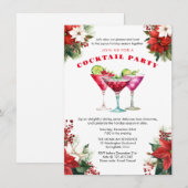 Vakantie cocktails kerst kaart (Voorkant / Achterkant)