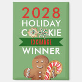 Vakantie Cookie Contest Winnaar Prijs Magnet (Voorkant)