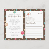 Vakantie Cookie Exchange Budget Party Uitnodiging (Achterkant)