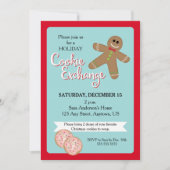 Vakantie Cookie Exchange, Gingerbread Man Kaart (Voorkant)