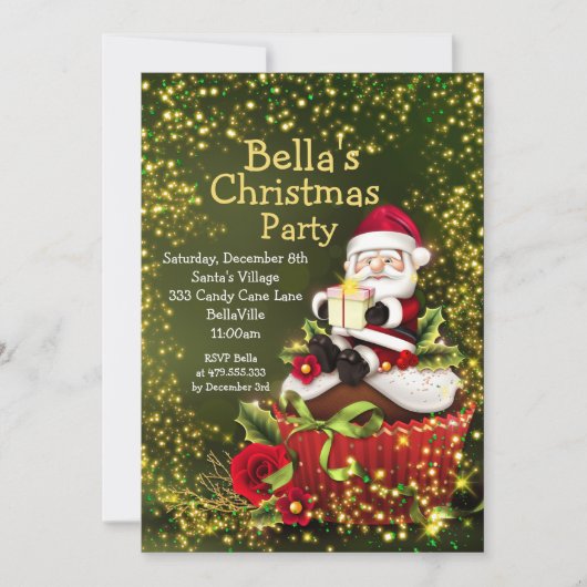 Vakantie Cookie Exchange Kerstfeest uitnodiging (Voorkant)