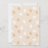 Vakantie Cookie Exchange Party Kaart (Achterkant)