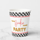 Vakantie Cookie Exchange Party Kerstmis Papieren Bekers (Voorkant)