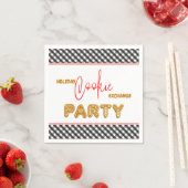 Vakantie Cookie Exchange Party Kerstmis Servet (Insitu)