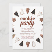 Vakantie Cookie Party Celebration Party uitnodigin Kaart (Voorkant)