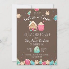 Vakantie Cookie Swap Cookies & Cacao Chocolade Kaart