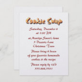Vakantie Cookie Swap Party Uitnodigingen (Voorkant / Achterkant)