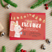 Vakantie cookie uitwisseling leuke muis kaart