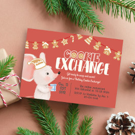 Vakantie cookie uitwisseling leuke muis kaart