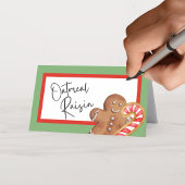 Vakantie Cookie Vouwen Voedsel, Drink of Plaats Ka Plaatskaartje