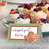 Vakantie Cookie Vouwen Voedsel, Drink of Plaats Ka Plaatskaartje