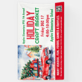 VAKANTIE Craft Market PTO PTA Kerk Banner (Verticaal)