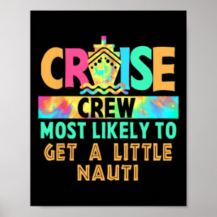 Vakantie Cruise Bemanning Het Meest Waarschijnlijk Poster