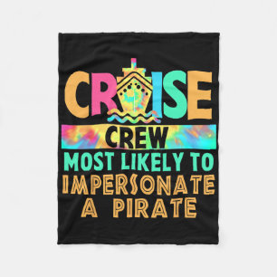 Vakantie Cruise Bemanning Meest Waarschijnlijk Te Fleece Deken