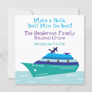 Vakantie cruiseschepen gezinshereniging sparen de