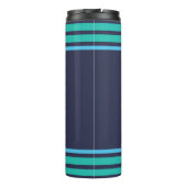 Vakantie cruiseschip aangepaste naam bus thermosbeker (Achterkant)