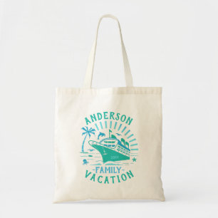 Vakantie cruiseschip Gepersonaliseerd Tote Bag