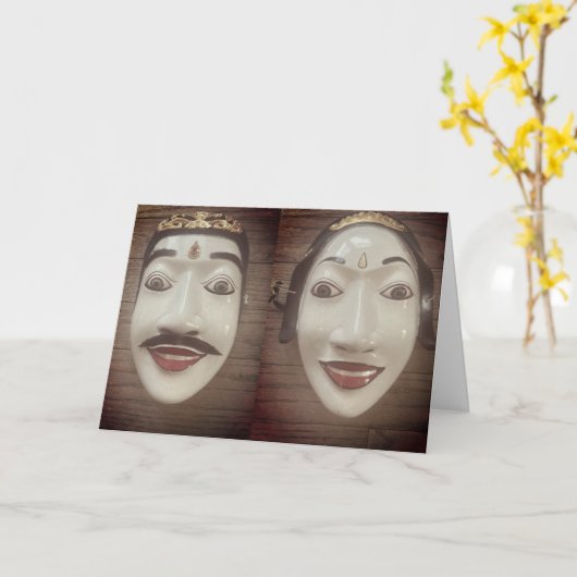 Vakantie Dag Kaart (Gele Bloem)