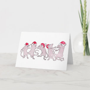 Vakantie Dancing Rats Kaart