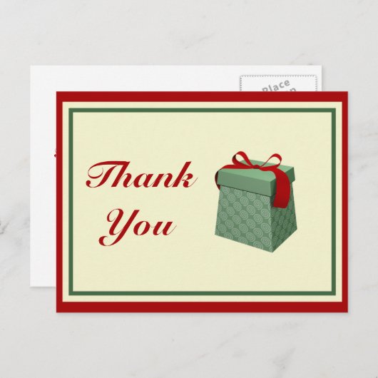 Vakantie Dank u Briefkaarten (Voorkant / Achterkant)