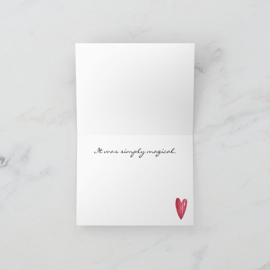 Vakantie Dank u Gelukkig Nieuwjaar Note Kaart (Binnen)