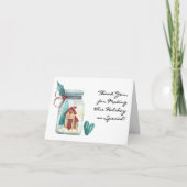 Vakantie Dank u Gelukkig Nieuwjaar Note Kaart (Voorkant)