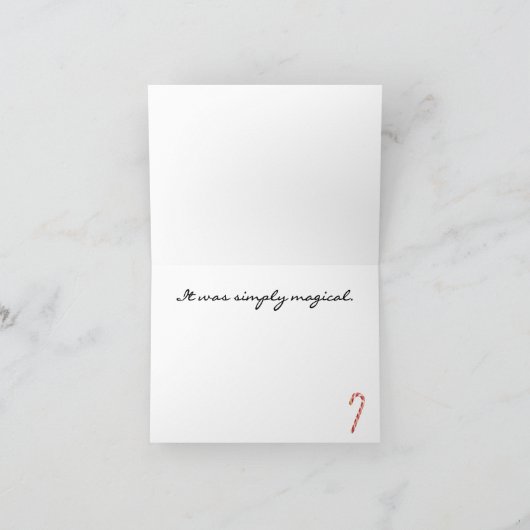 Vakantie Dank u Gelukkig Nieuwjaar Note Kaart (Binnen)