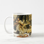 Vakantie, de picknick door James Tissot, Victoriaa Koffiemok (Links)