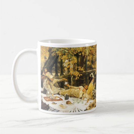 Vakantie, de picknick van James Tissot, Victoriaan Koffiemok (Links)