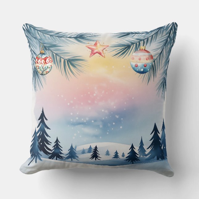 Vakantie decoratief kussen (Voorkant)