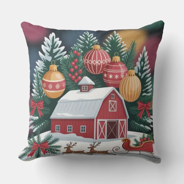 Vakantie decoratief kussen (Voorkant)