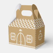 Vakantie Decoratieve Icing Gingerbread Cookie Bedankdoosjes (Voorkant Zijde)