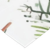 Vakantie dennen & rode bessen Woodland Design Tafelkleed (Gekanteld)