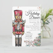 Vakantie Diner Charity Event Notenkraker Kerst Kaart (Staand voorkant)