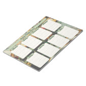 Vakantie Diner Tafel Wekelijkse Planner Notitieblok (Schuin)