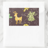 vakantie dingen rechthoekige sticker (Tas)