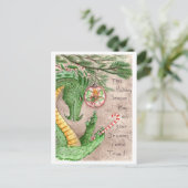 Vakantie Dreams Dragon - briefkaart (Staand voorkant)