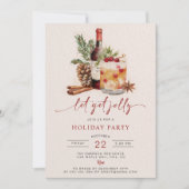 Vakantie Drink Kerst Feestuitnodigingen Kaart (Voorkant)