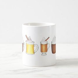 Vakantie Drinken Egg Nog Buttered Rum Hot Cacao Koffiemok