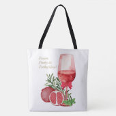 Vakantie, drinken en meer tote bag (Voorkant)