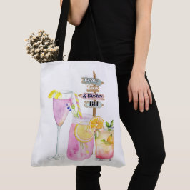 Vakantie, drinken en meer tote bag