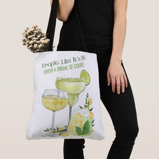 Vakantie, drinken en meer tote bag (Dichtbij)